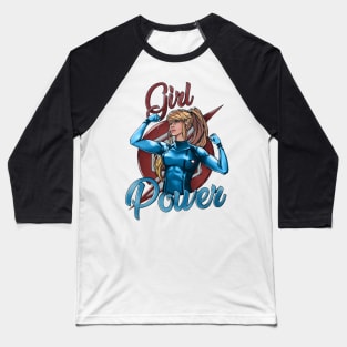 Girl Power (Samus Aran) Baseball T-Shirt